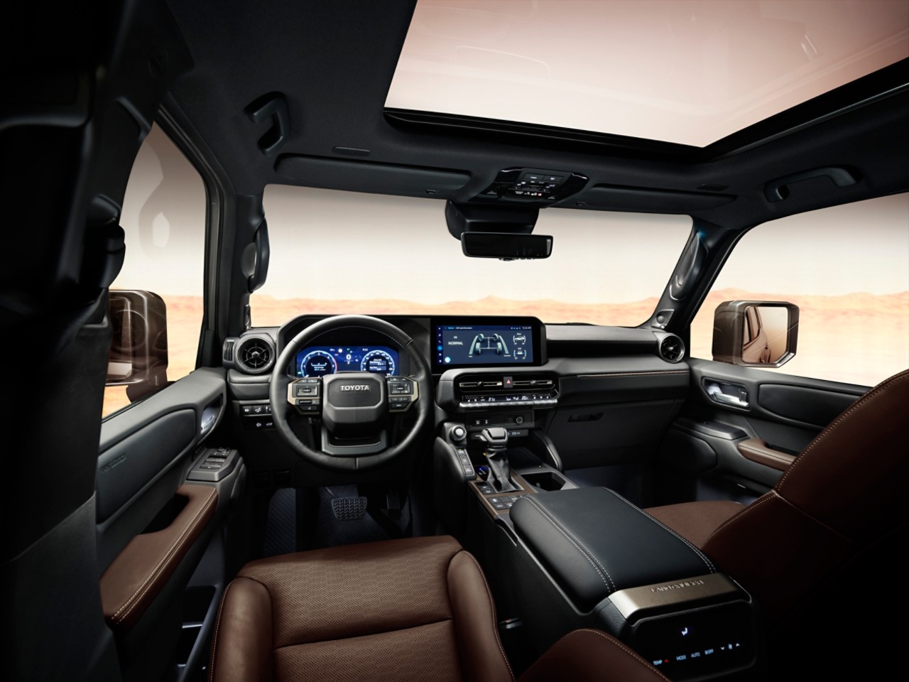 interior land cruiser prado